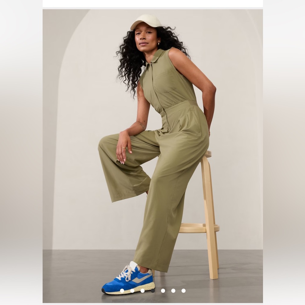 Athleta Brooklyn jumpsuit in green